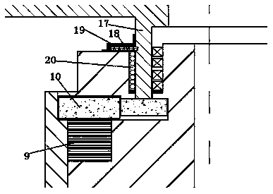 A continuous cylindrical grinding device