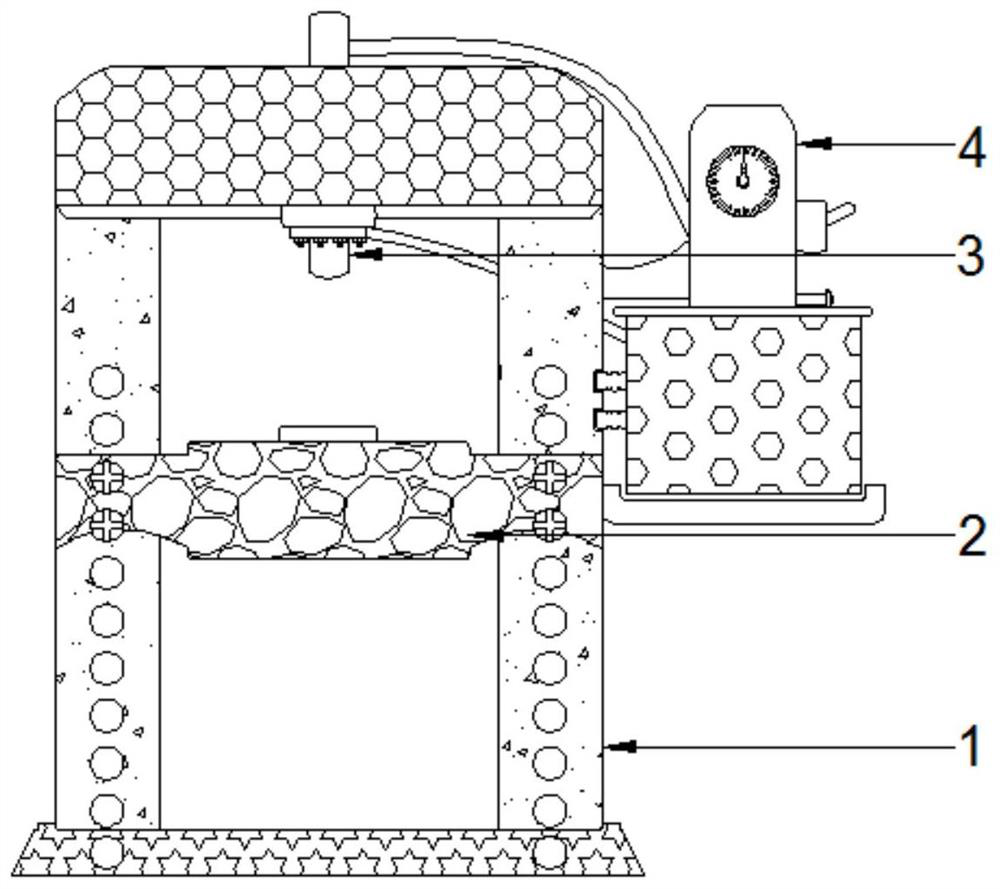 Press machine for bearing machining