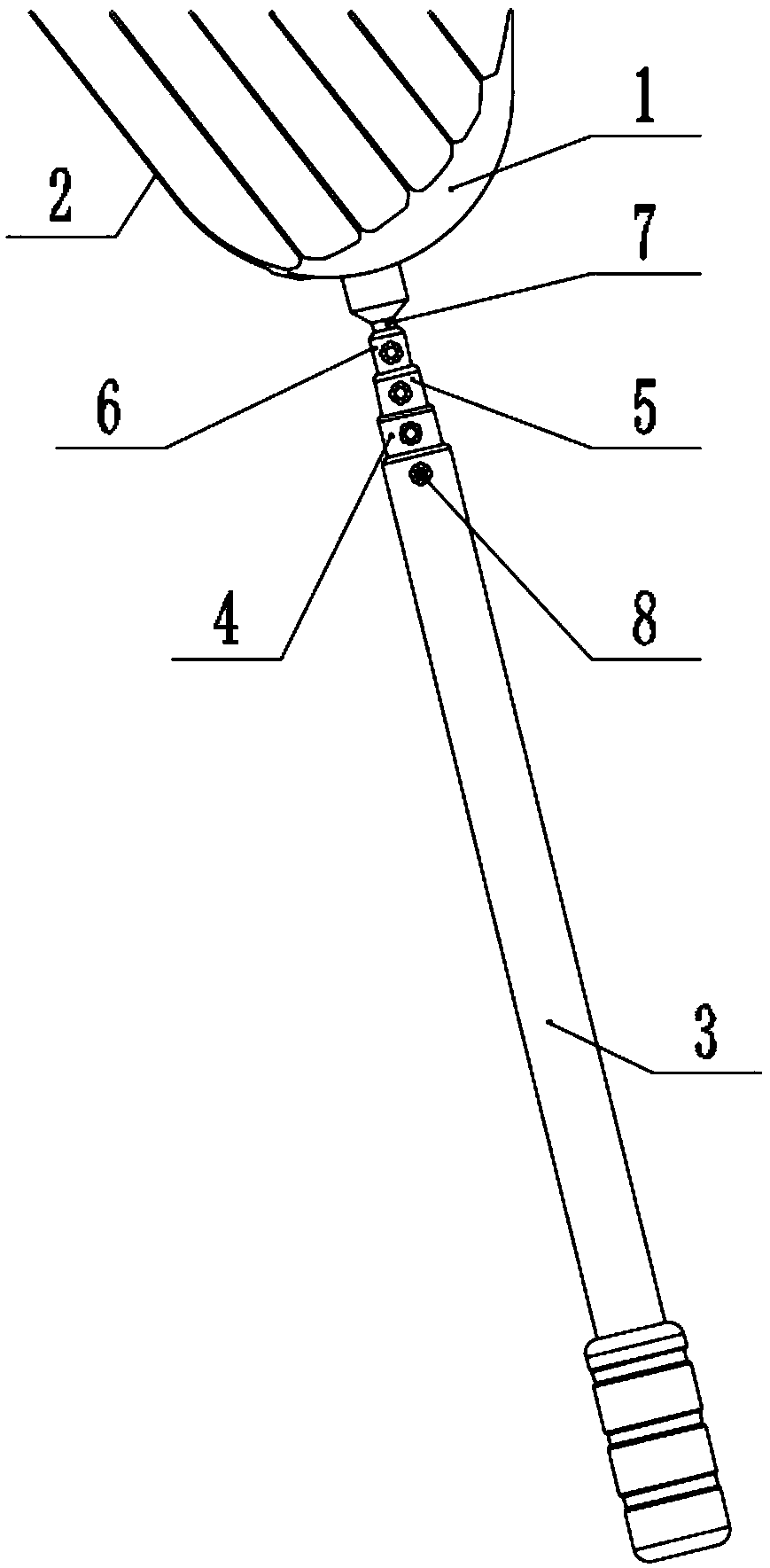 Bird nest humanized processing device for field electric power facility