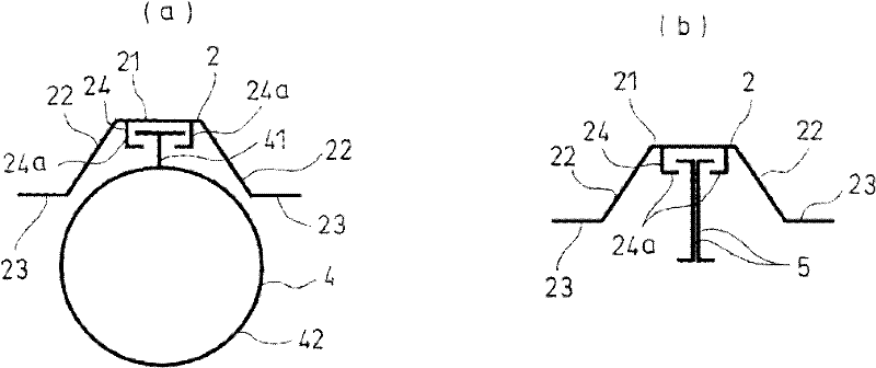 Continuous steel wall and method for constructing same