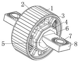 Abnormal-sound-proof high-temperature-resistant mechanical bushing