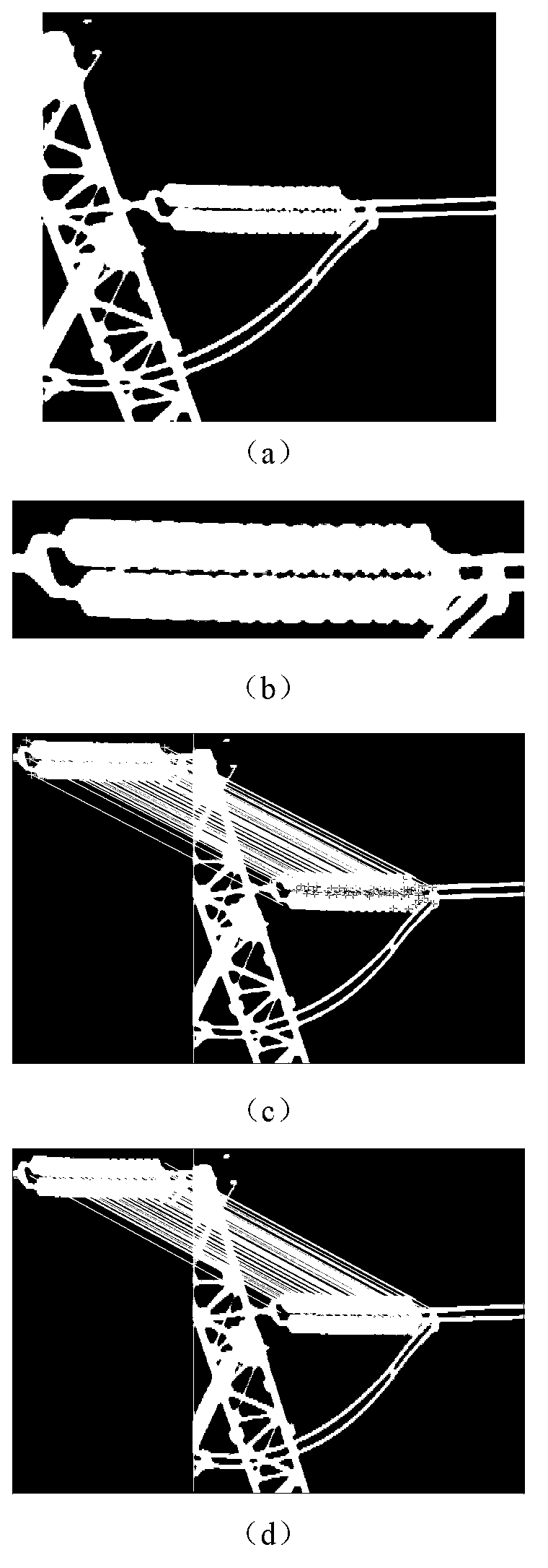 Automatic identification method of insulator chain infrared image