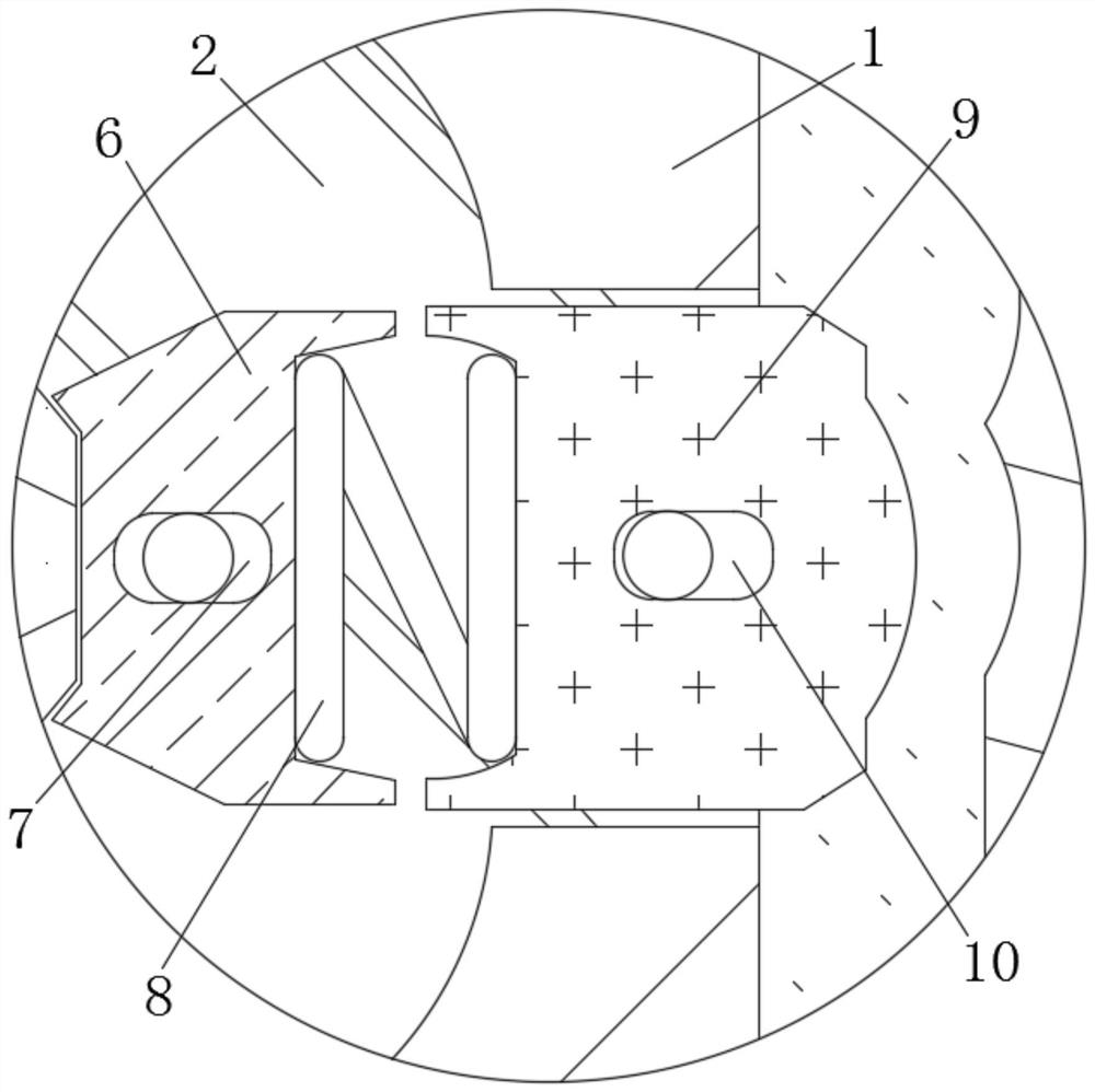 Navigator for preventing connecting part from vibrating and falling off