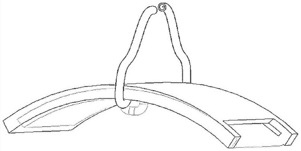 Venous transfusion arm fixing plate