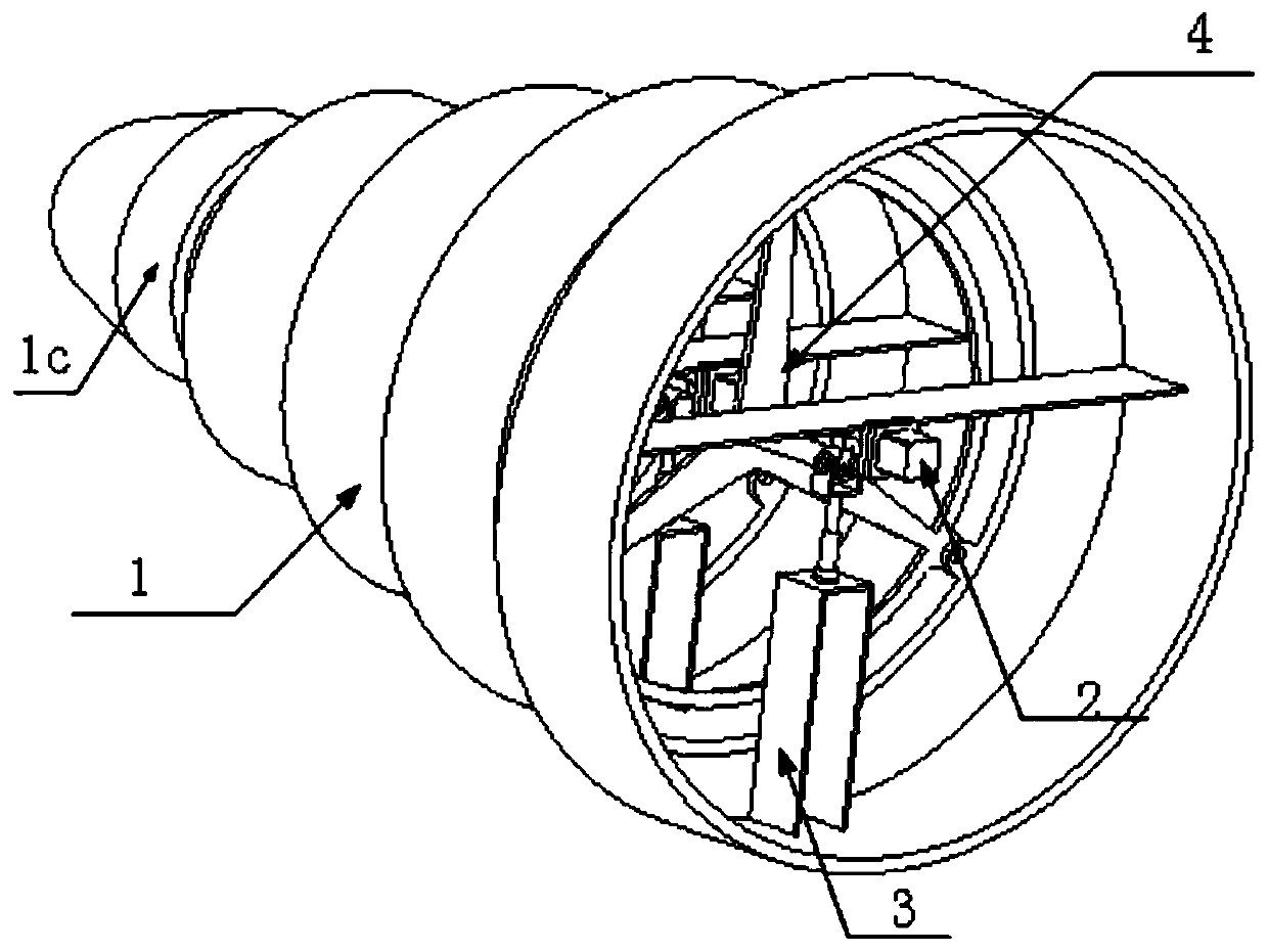 A deformable nose cone device for aerospace vehicles driven by a combination of motor and air pressure