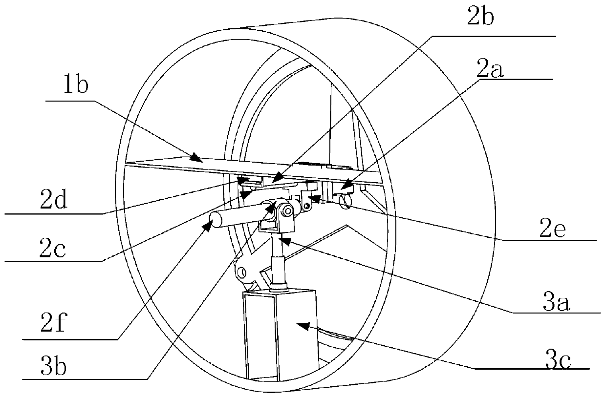 A deformable nose cone device for aerospace vehicles driven by a combination of motor and air pressure
