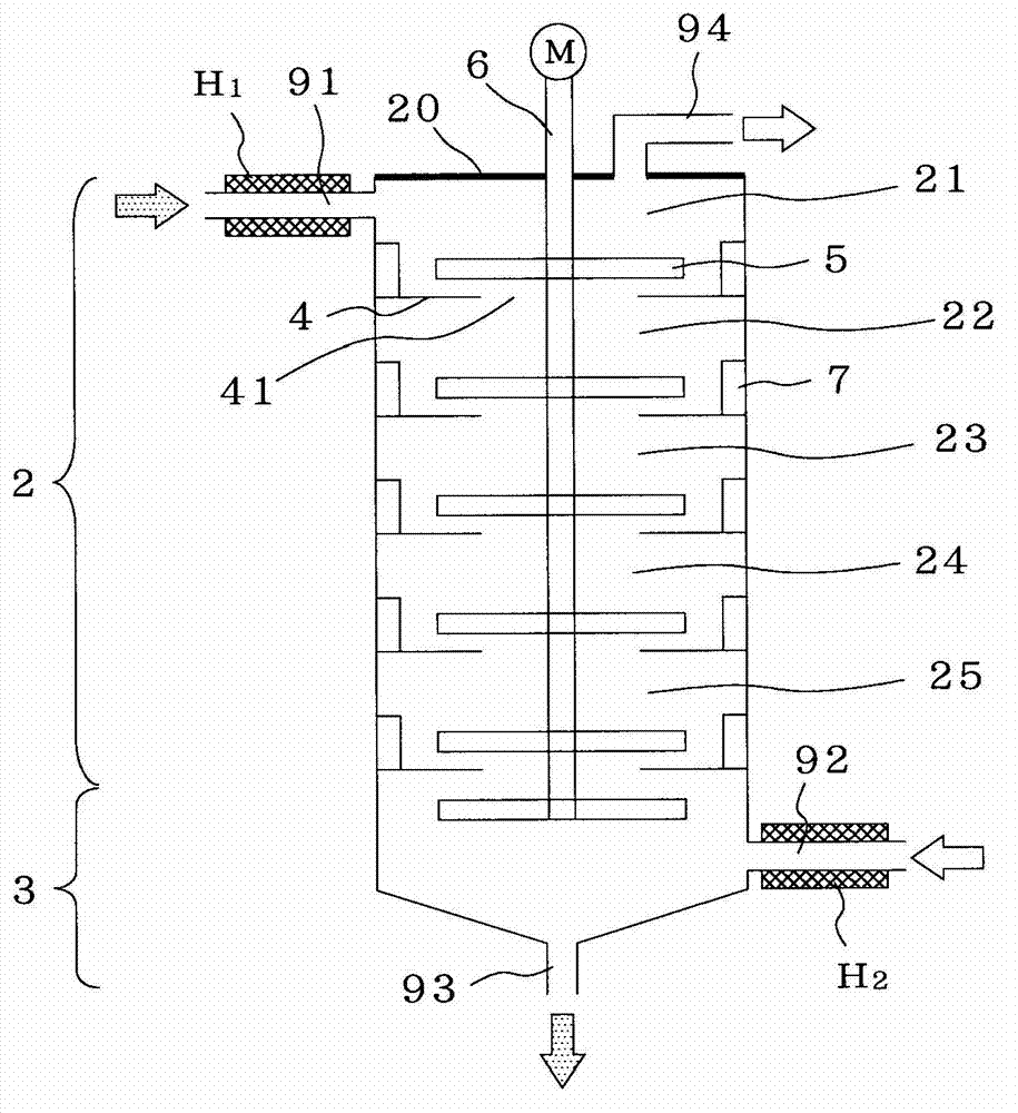 Vertical countercurrent solid-liquid contact method, method for washing solid particles, method for producing polyarylene sulfide, and device therefor