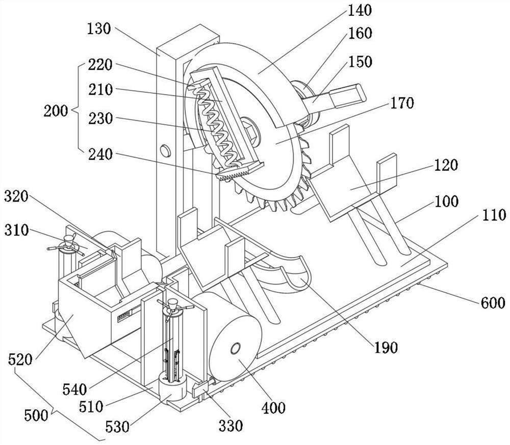 Profile cutting machine for building construction