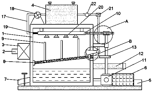 Electrical automatic spraying device