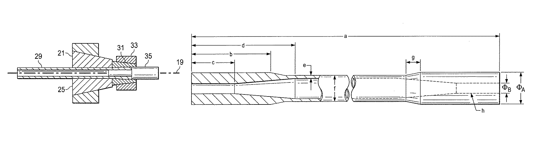 Process for upset forging of drill pipe and articles produced thereby