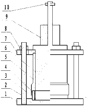 Earthen site rammed soil-site body interface force mechanism test device and using method thereof