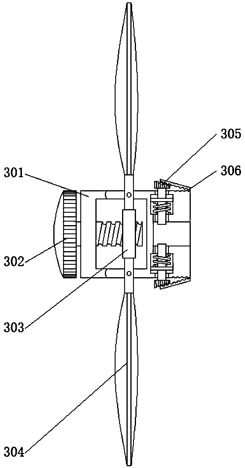 Wind power generation device for new energy development