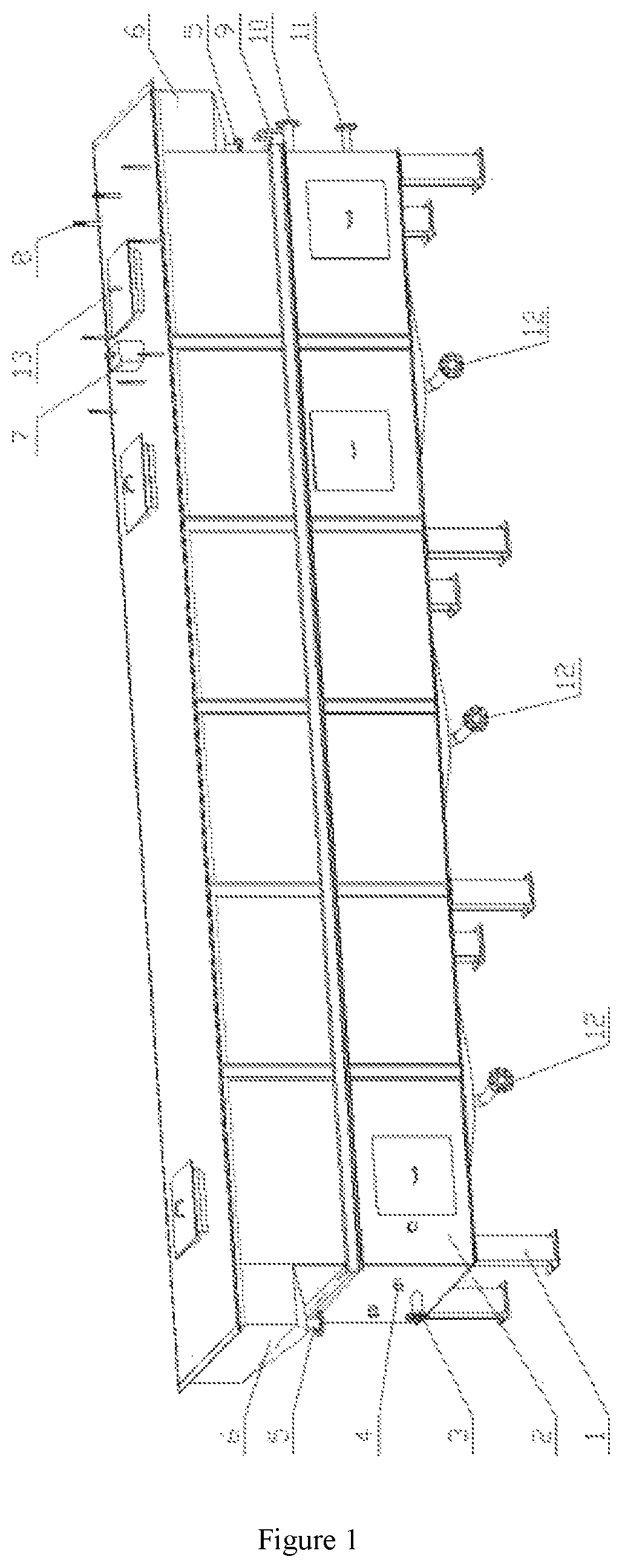 Integrated physical method oily sewage treatment device