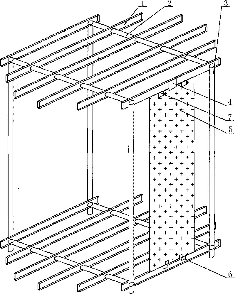 Artificial quartz crystal growth seed parallel fixing device