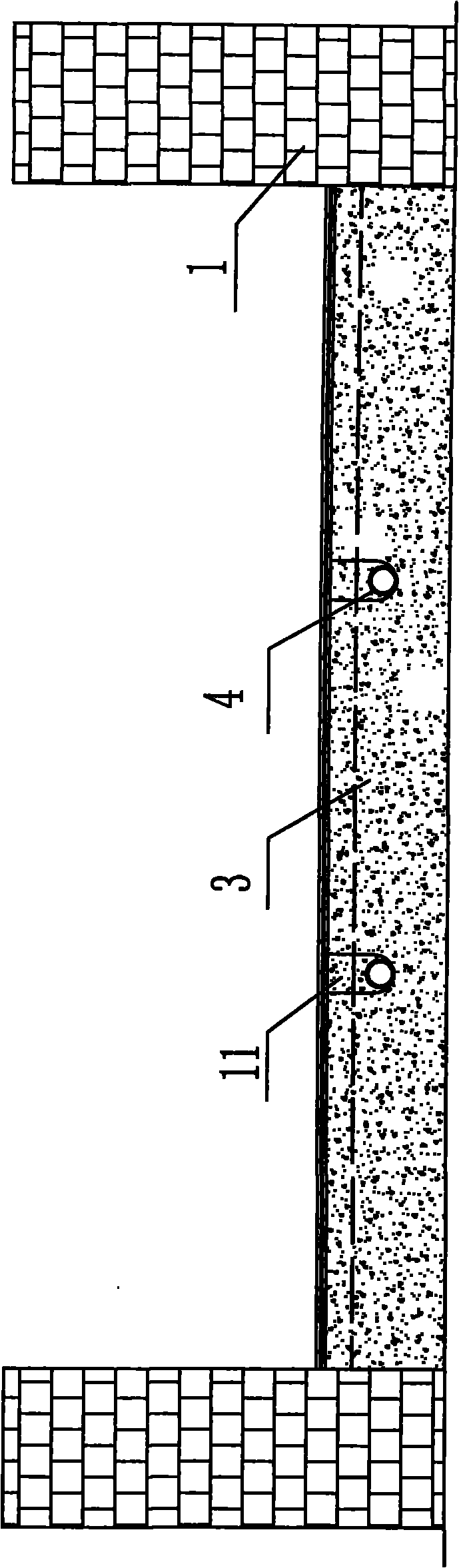 Waterproof construction method of water-stopping doorsill of heating washroom with low-temperature radiation floor