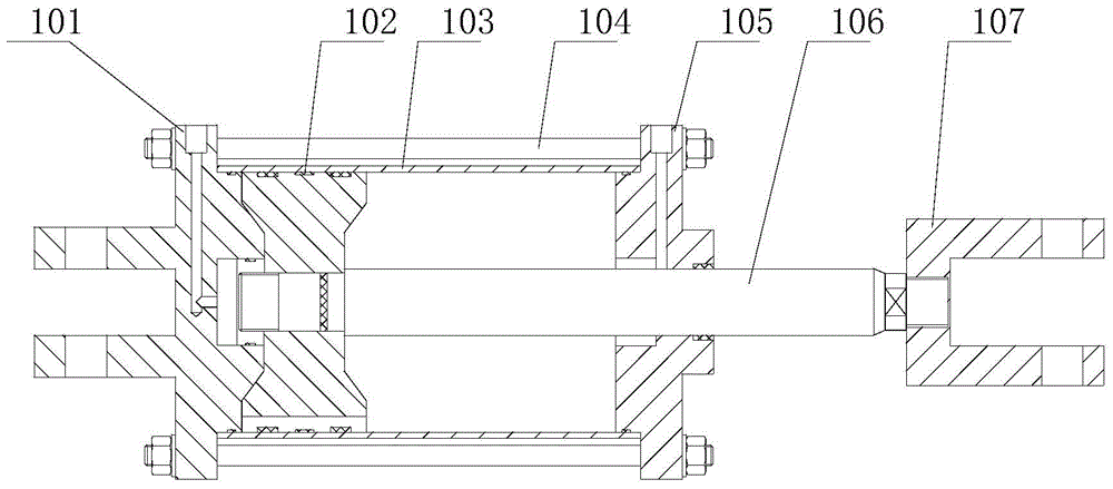 Low-resistance and high-efficiency locking method and device for quick-opening door of pressure vessel