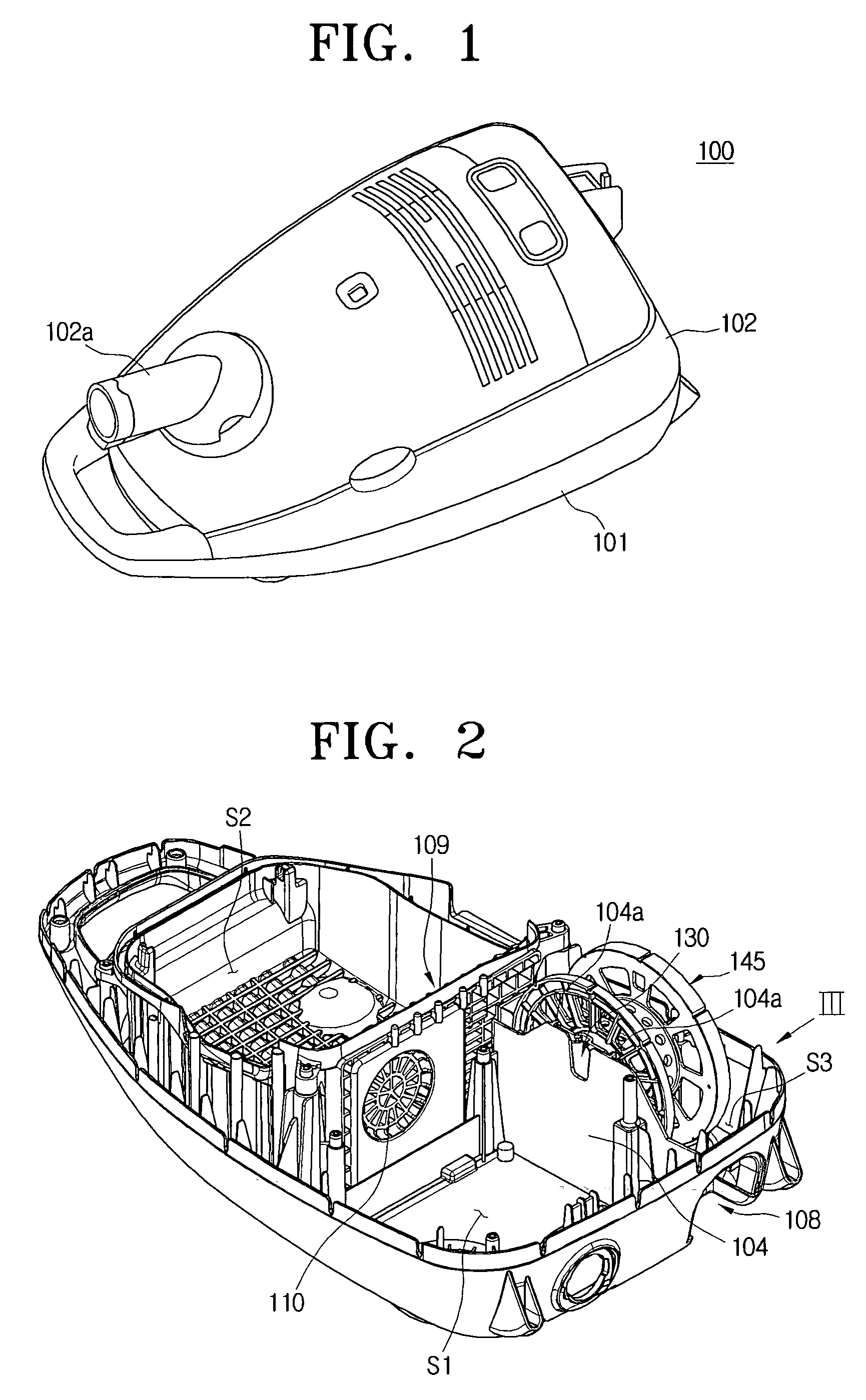 Power cord cooling apparatus for a vacuum cleaner