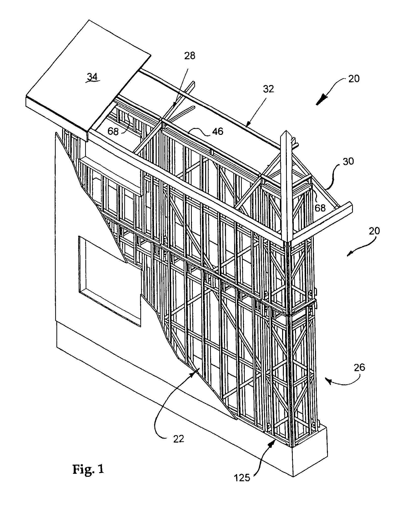 Modular building frame