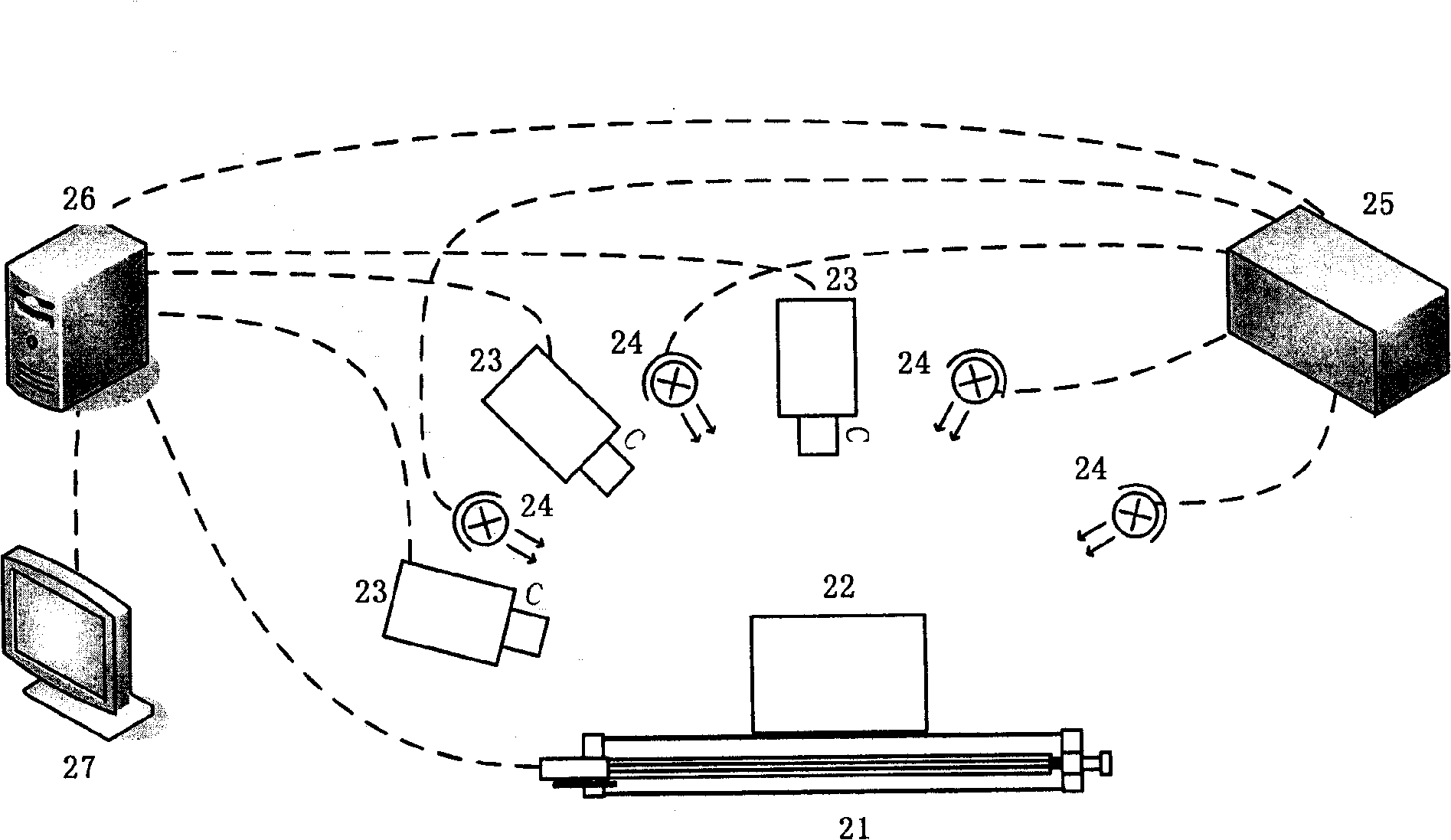Automatic image data collecting system