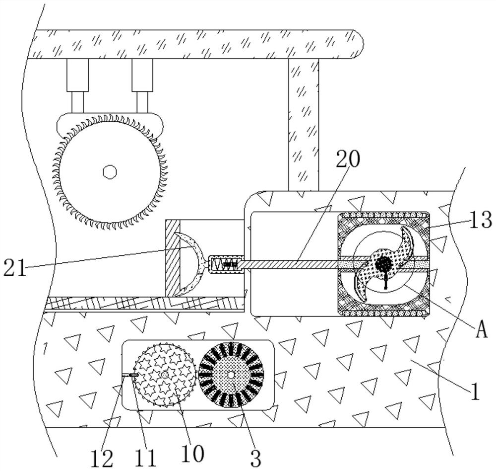 Bamboo product production cutting-off device capable of conducting fixed-length cutting-off on bamboos