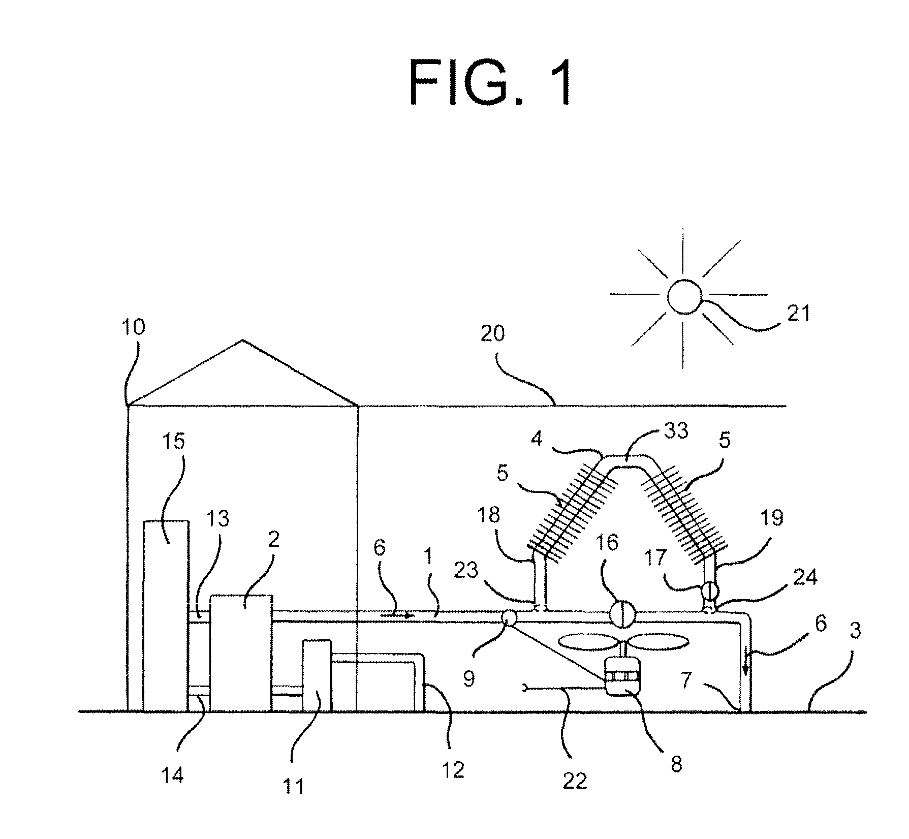 Direct exchange heating/cooling system