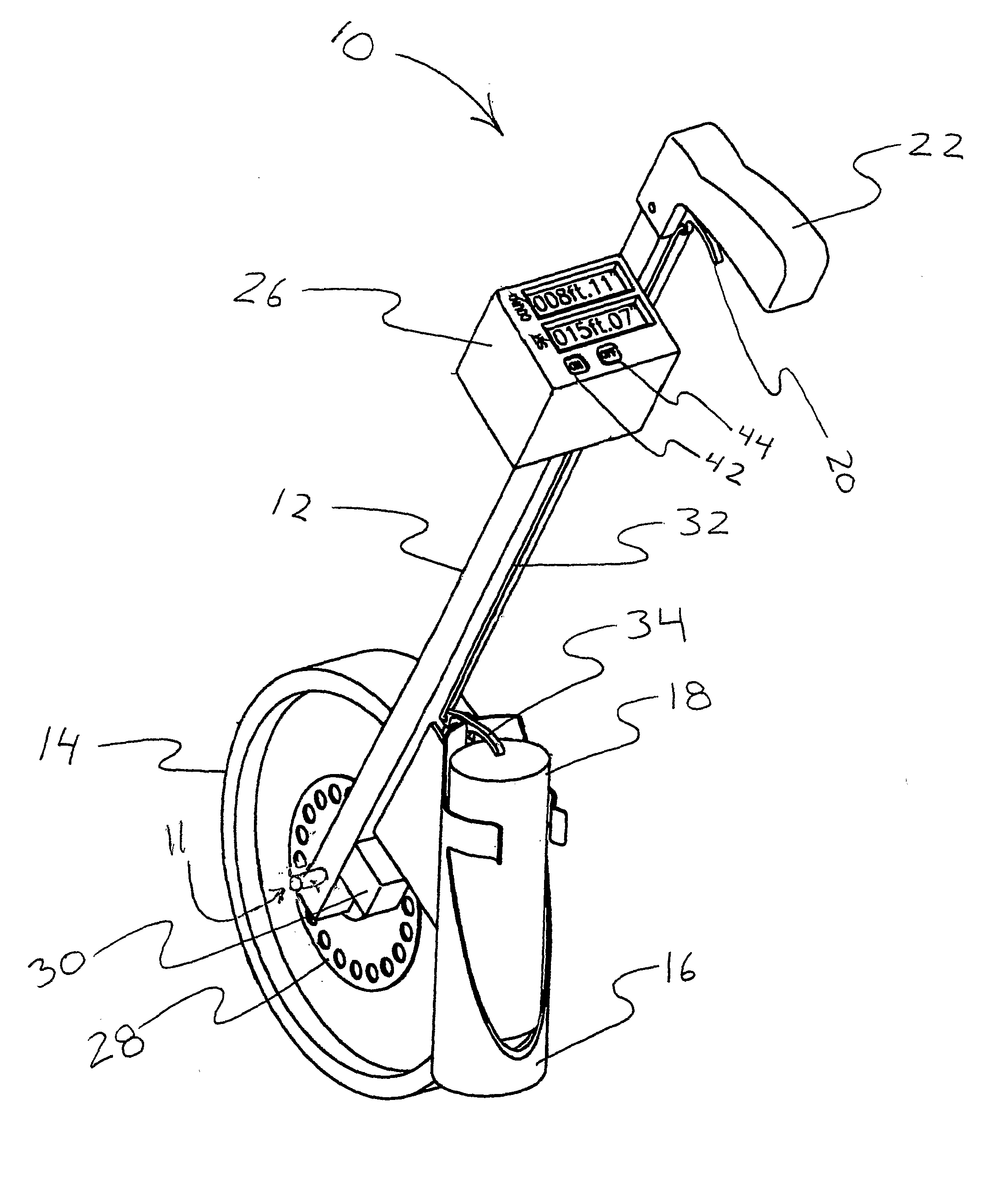 Measuring Roller and Spray Device