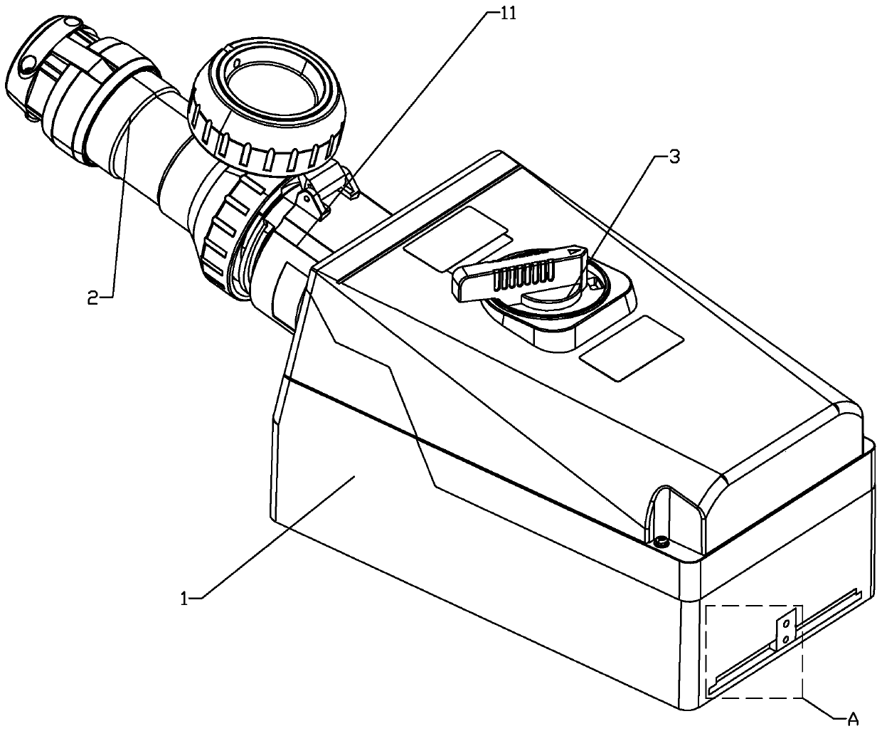 Explosion-proof plugging device with rapid installation function
