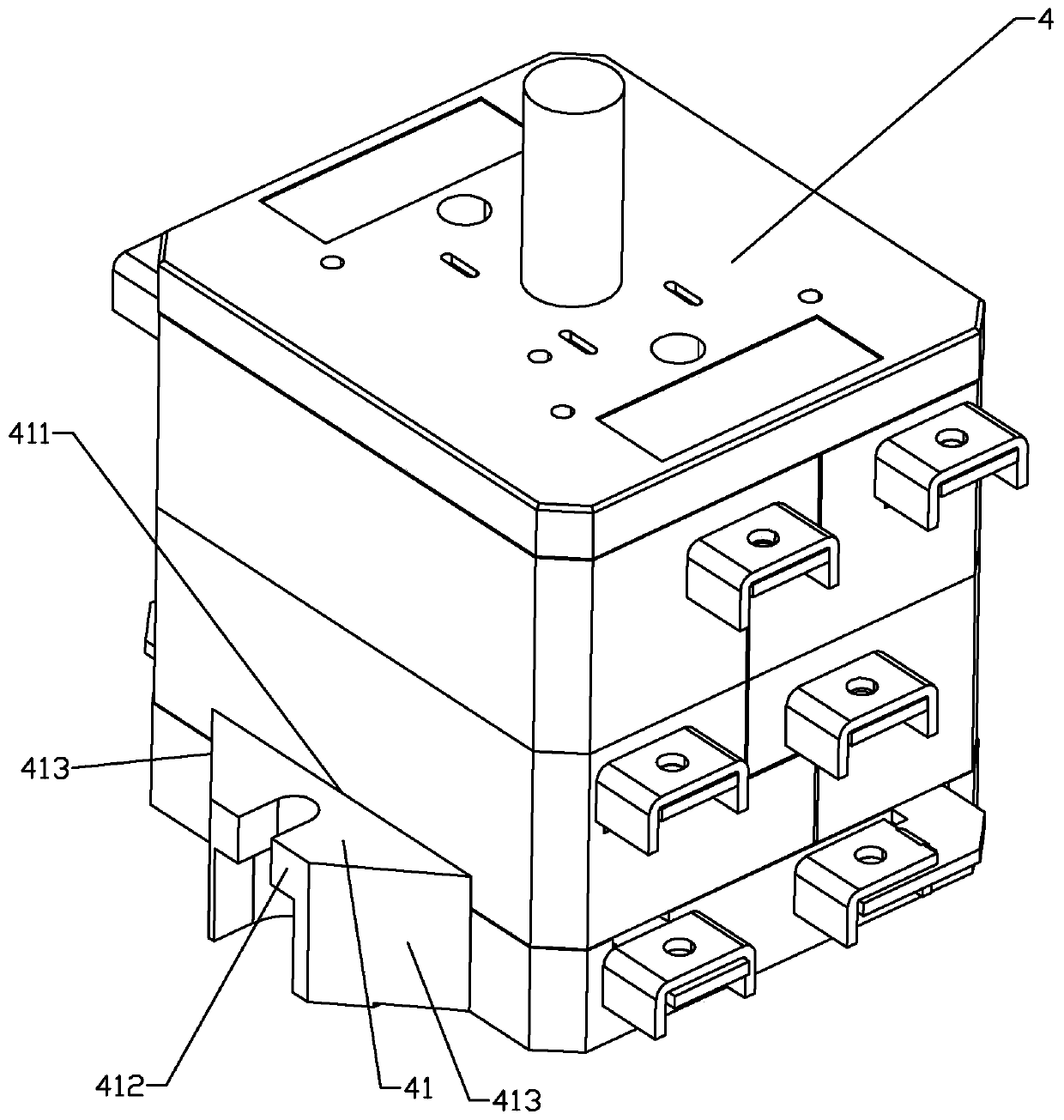 Explosion-proof plugging device with rapid installation function