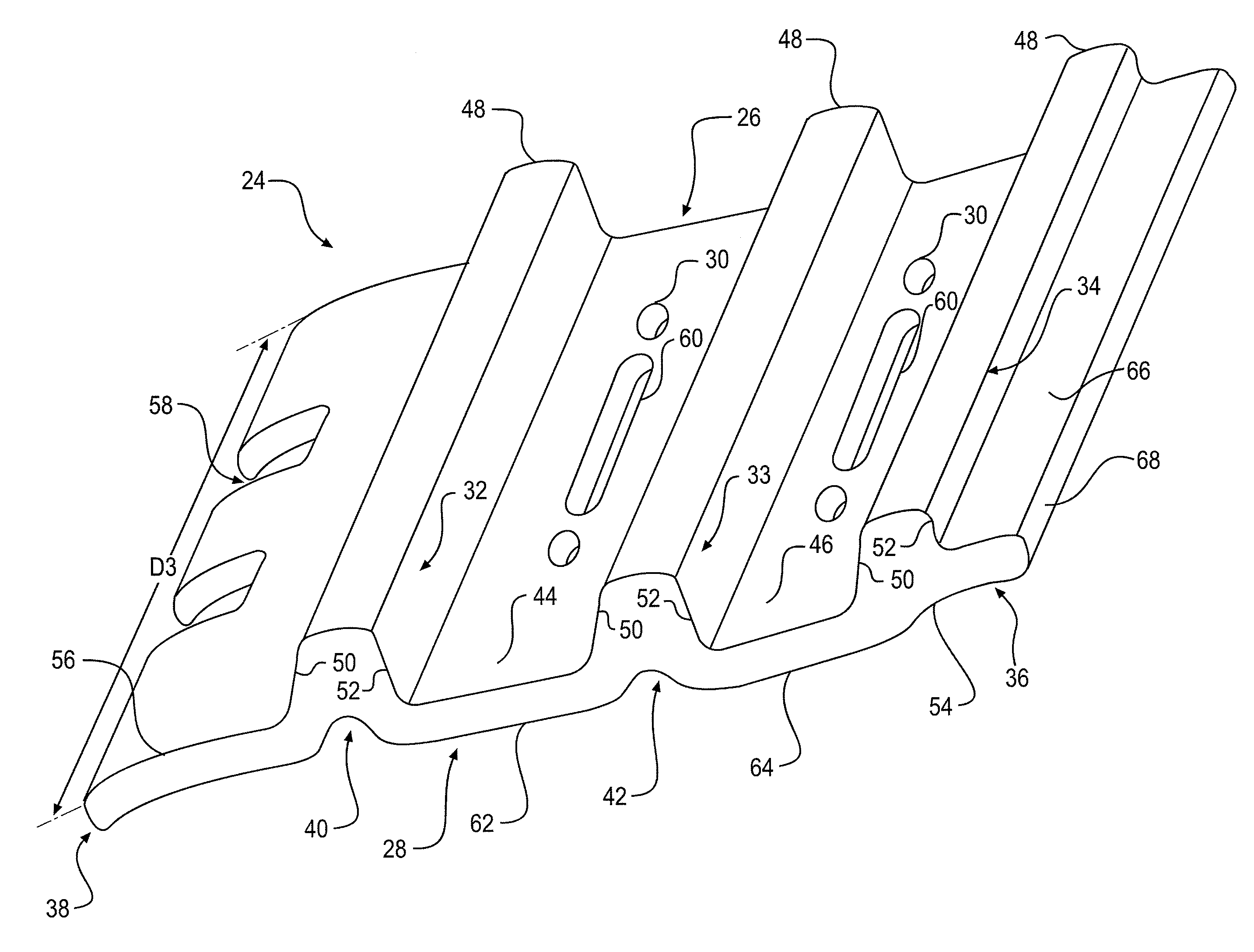 Mobile machine track shoe