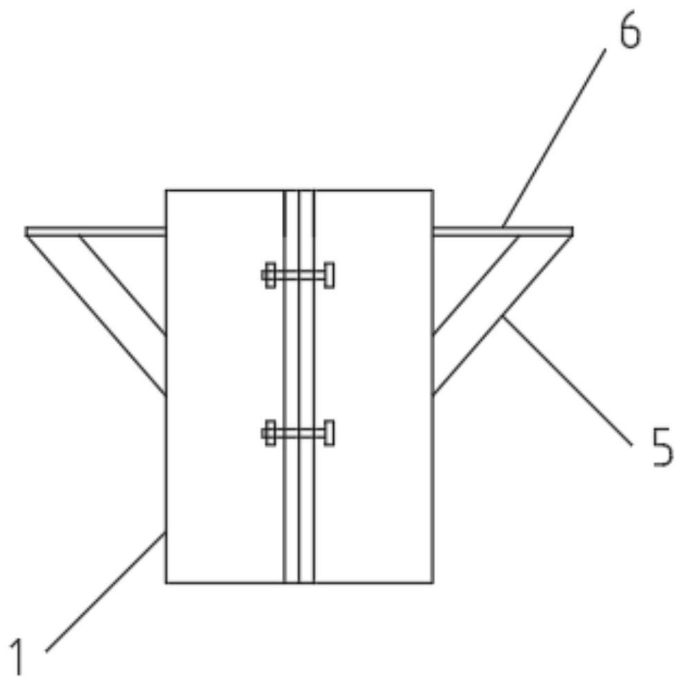 Panda roost device easy to install and installation method