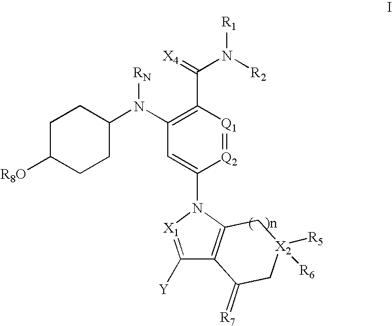 Cyclohexylamino Benzene, Pyridine, and Pyridazine Derivatives