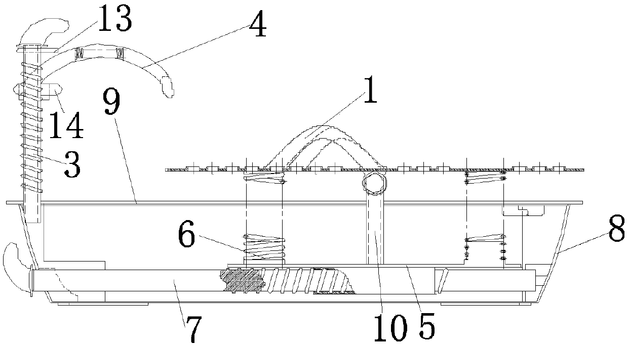 Shoe wearing device for assisting group with both upper limbs disabled