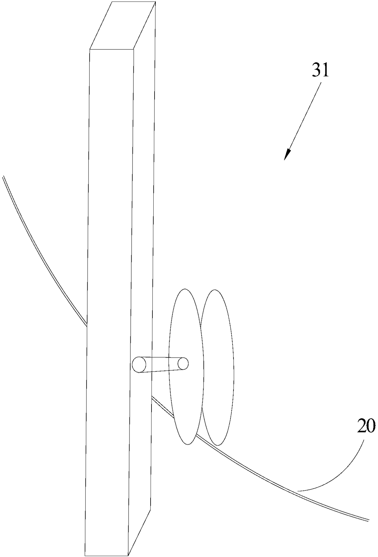 Construction method of orientated rope saw dismounting of large-size reinforced concrete