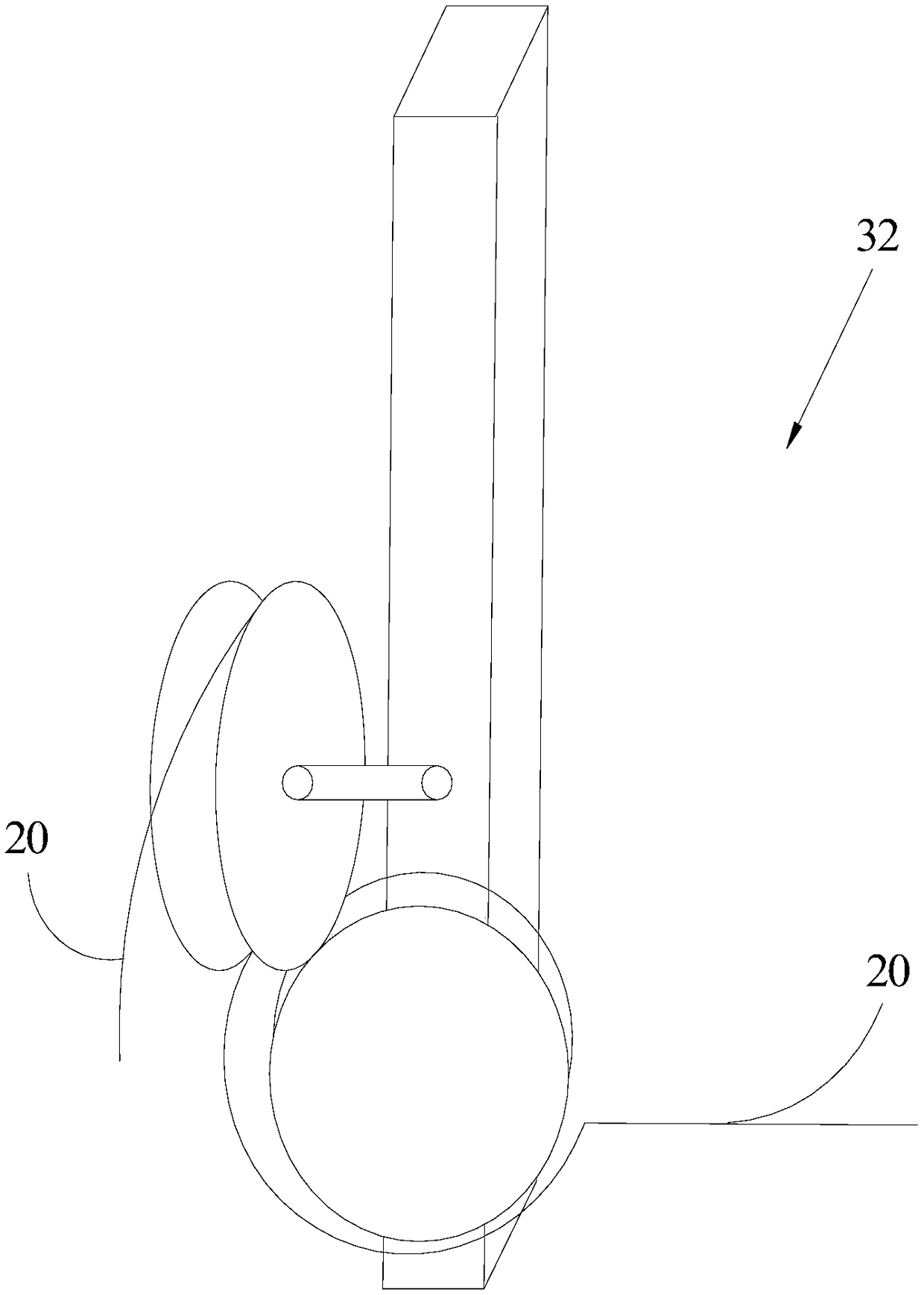 Construction method of orientated rope saw dismounting of large-size reinforced concrete