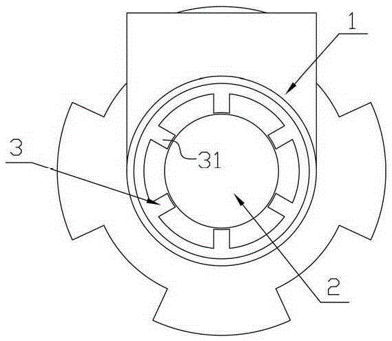 Slag structure of a household oil press