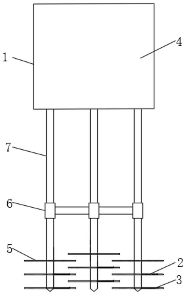 Multi-liquid composite micro-disturbance cement-soil mixing pile equipment