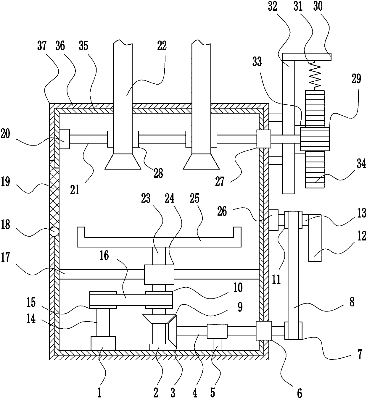 Sintering furnace for preparing nano ceramics