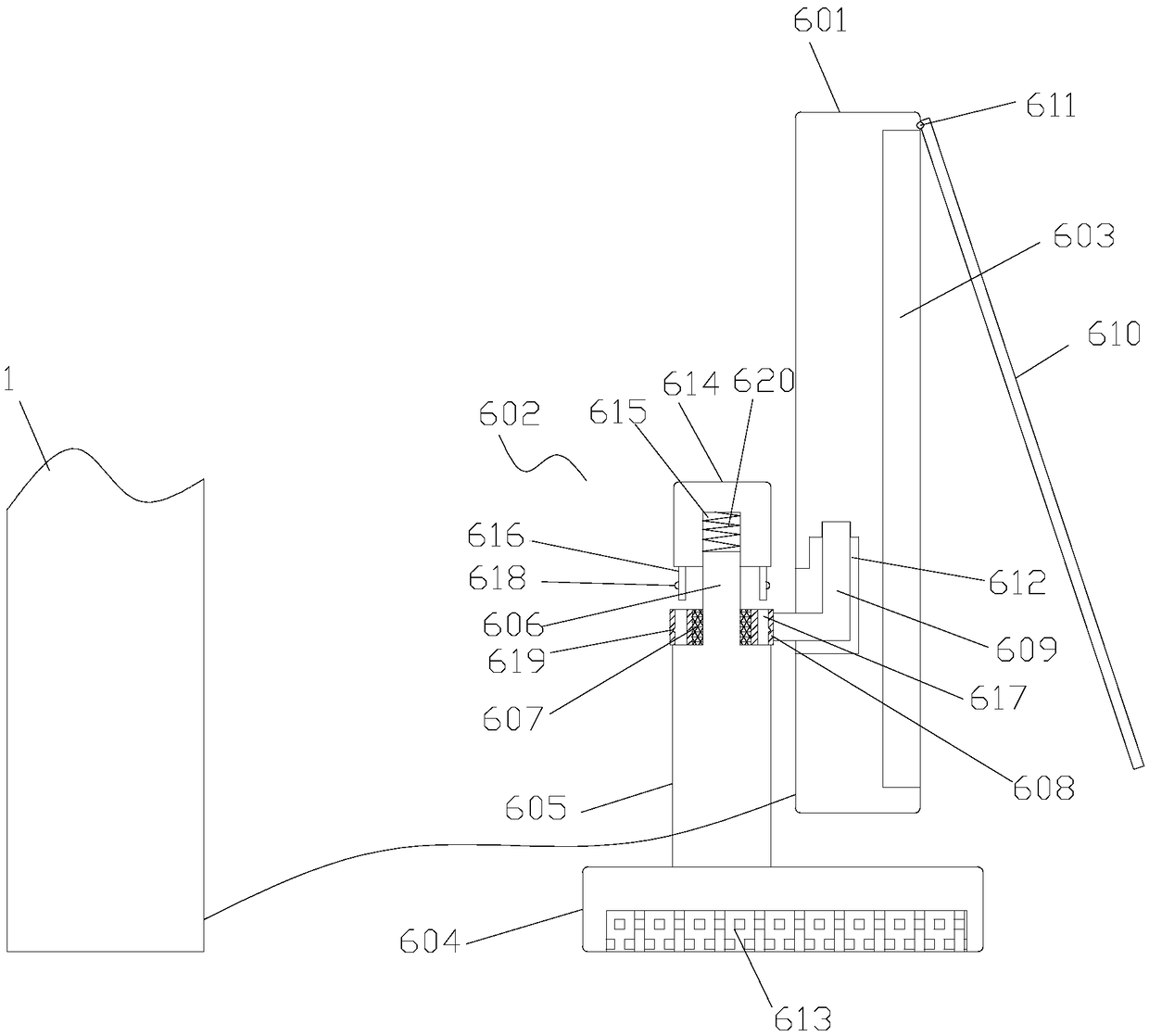 Computer controlled indoor noise monitoring system