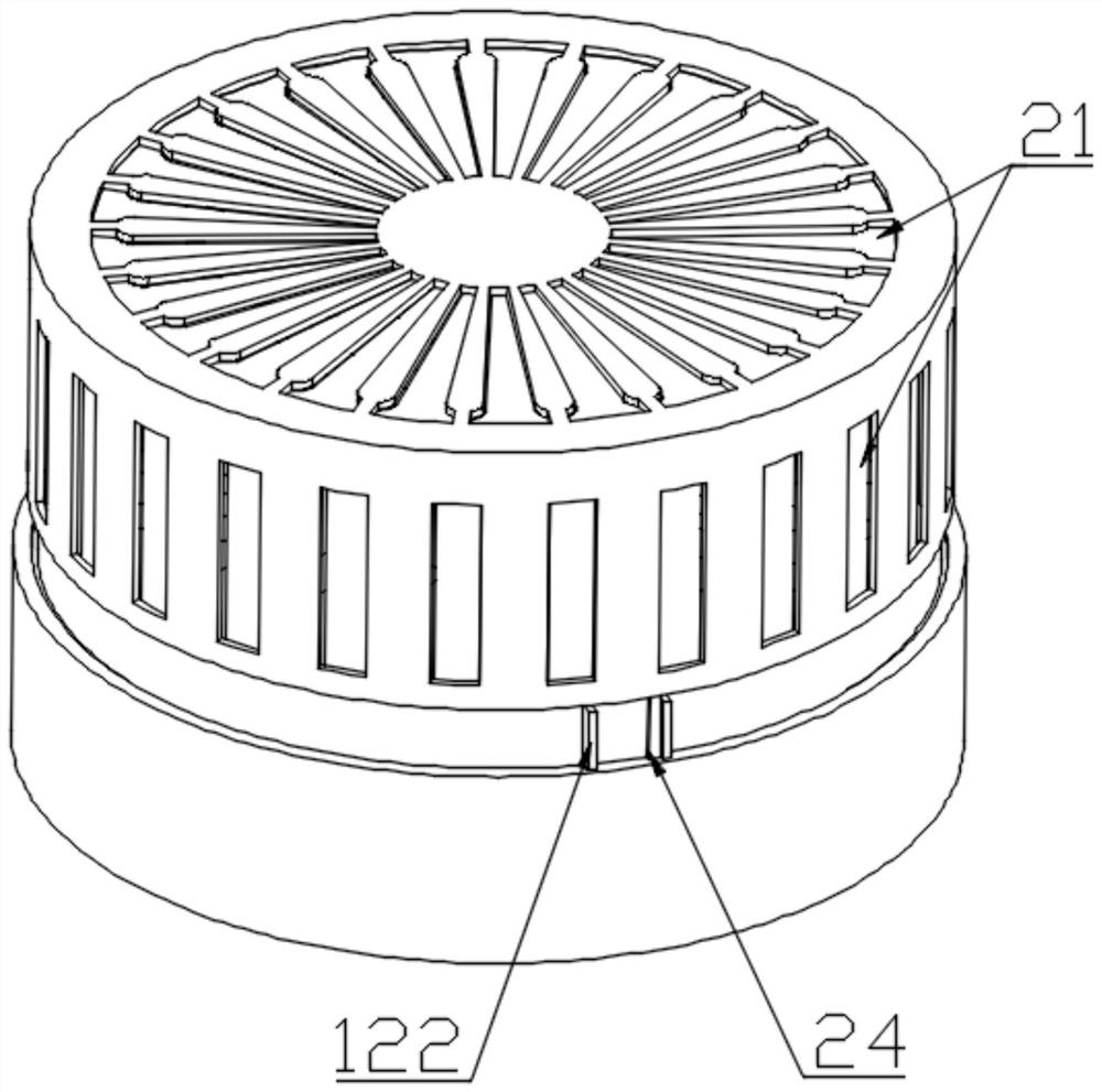 Energy-saving desk fan with adjustable air volume