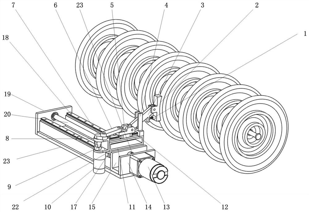 Suspension insulator rotating device