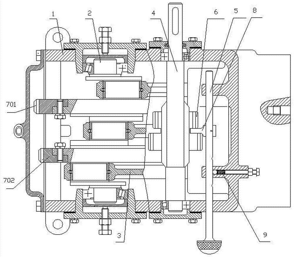 Power box for reciprocating drilling mud pump