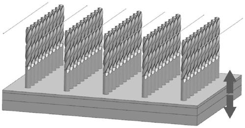 Batch preparation method of hfcvd for diamond-coated tools with complex shapes