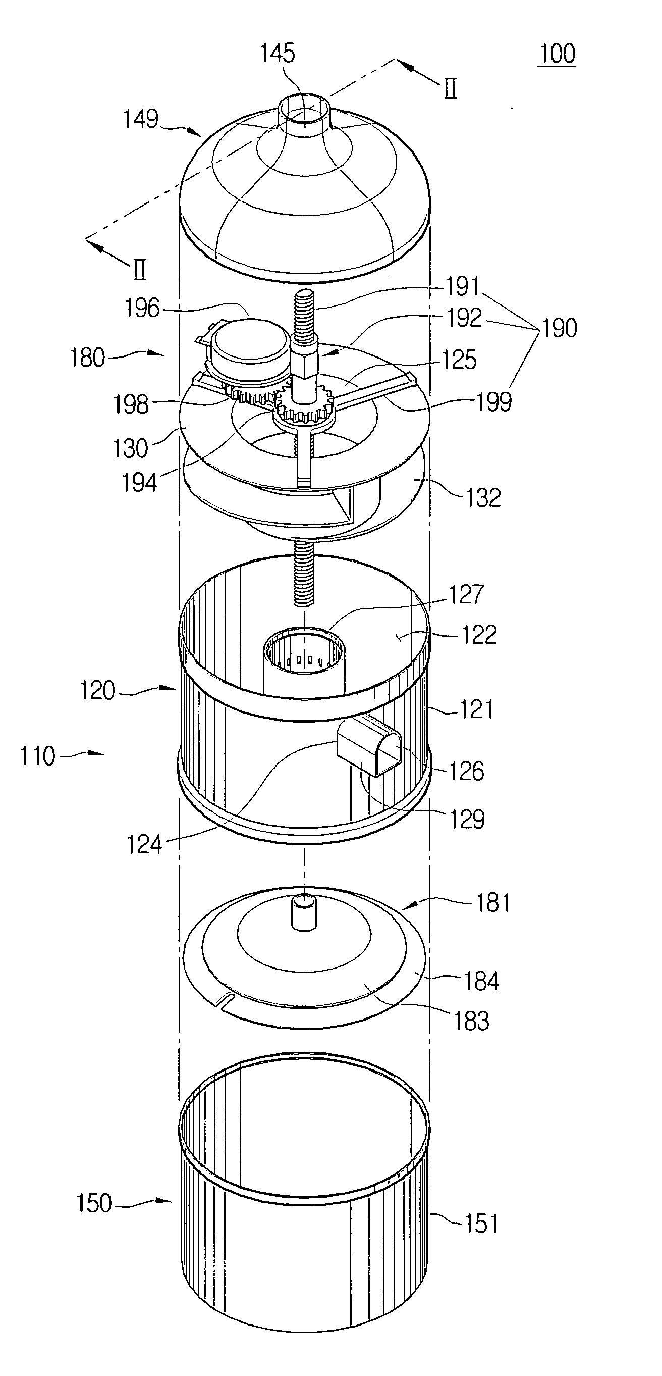 Dust compressing apparatus of vacuum cleaner