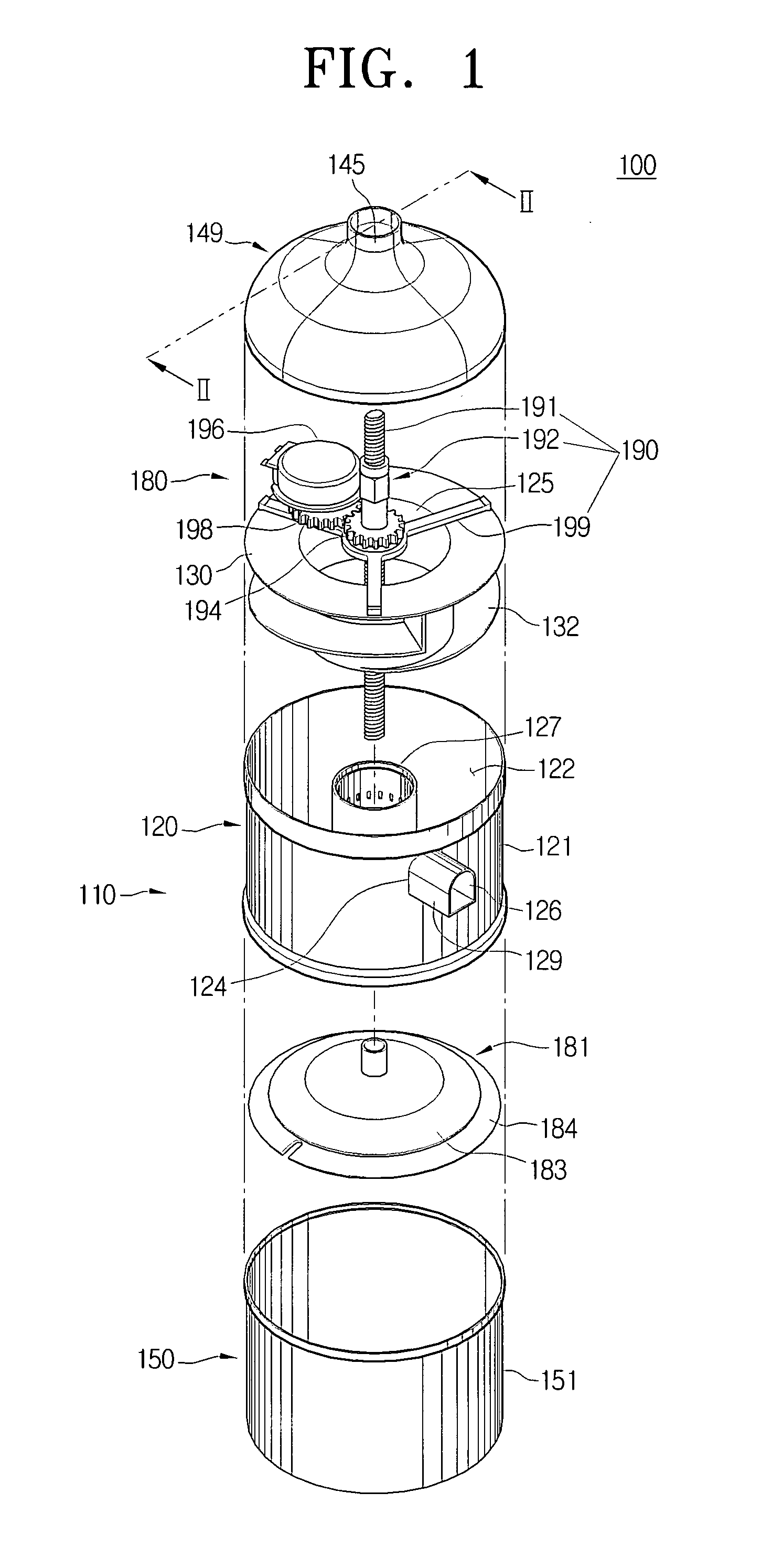 Dust compressing apparatus of vacuum cleaner