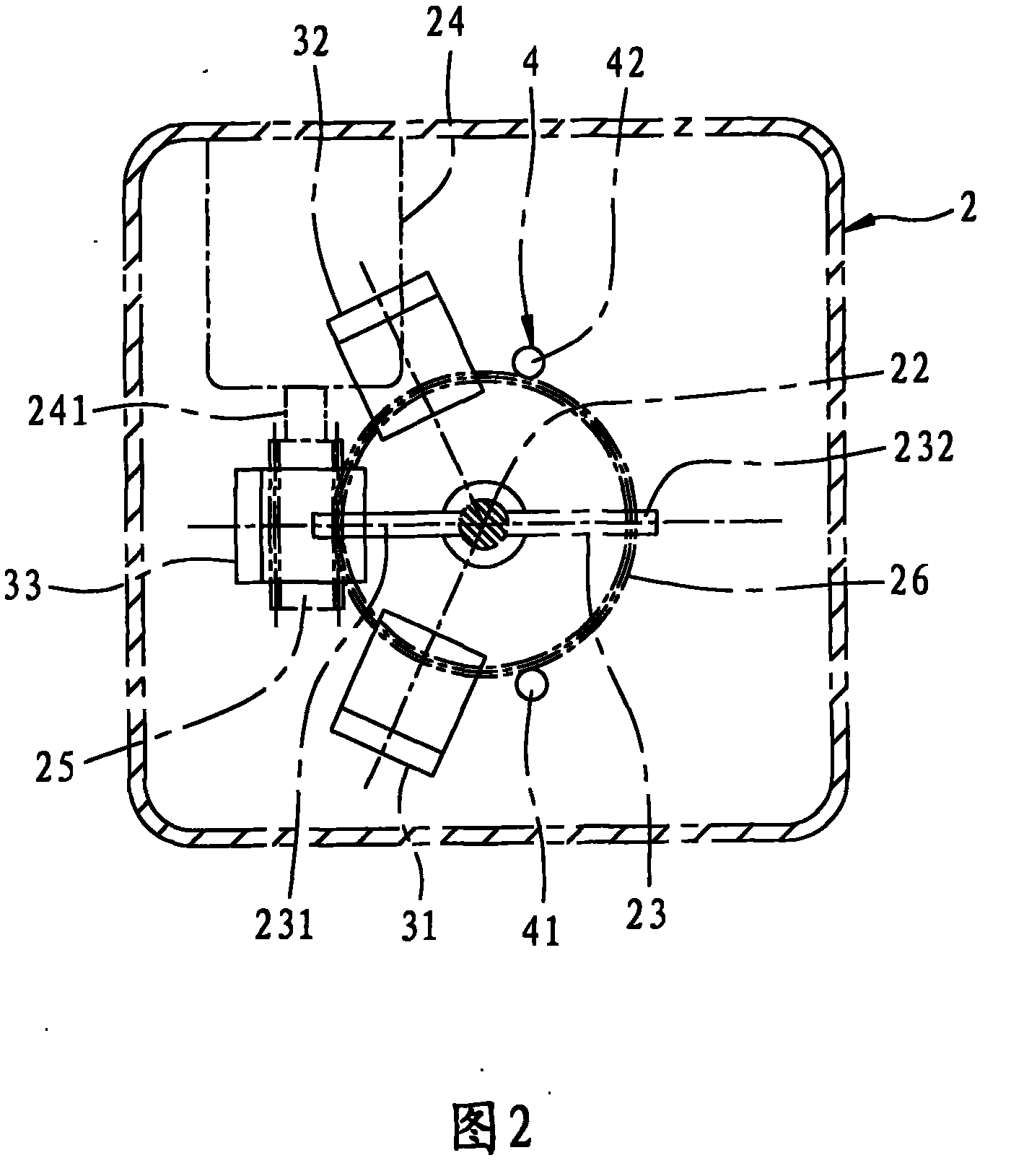 Turning device for avoiding abnormal over-angle