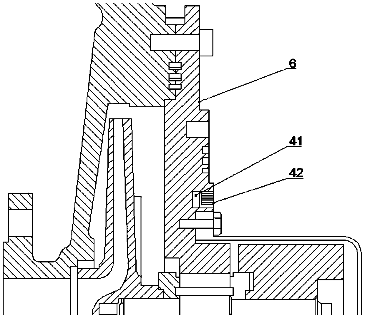 Eddy excitation type adjustable type magnetic pump and working method thereof