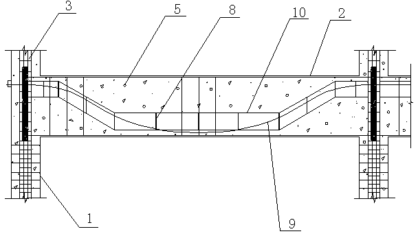 Combination column and combination beam frame with internally-arranged high-strength concrete core columns and construction method thereof