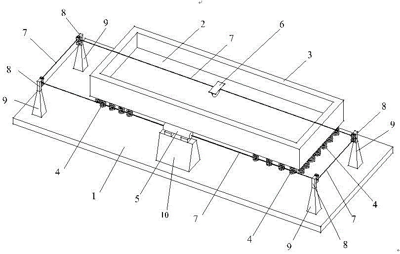 Soil grasper measuring device for measuring real displacement of soil sheared by large size soil engineering direct shear apparatus
