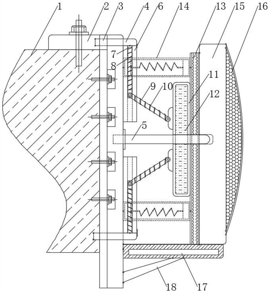 Non-Newtonian fluid wharf fender device