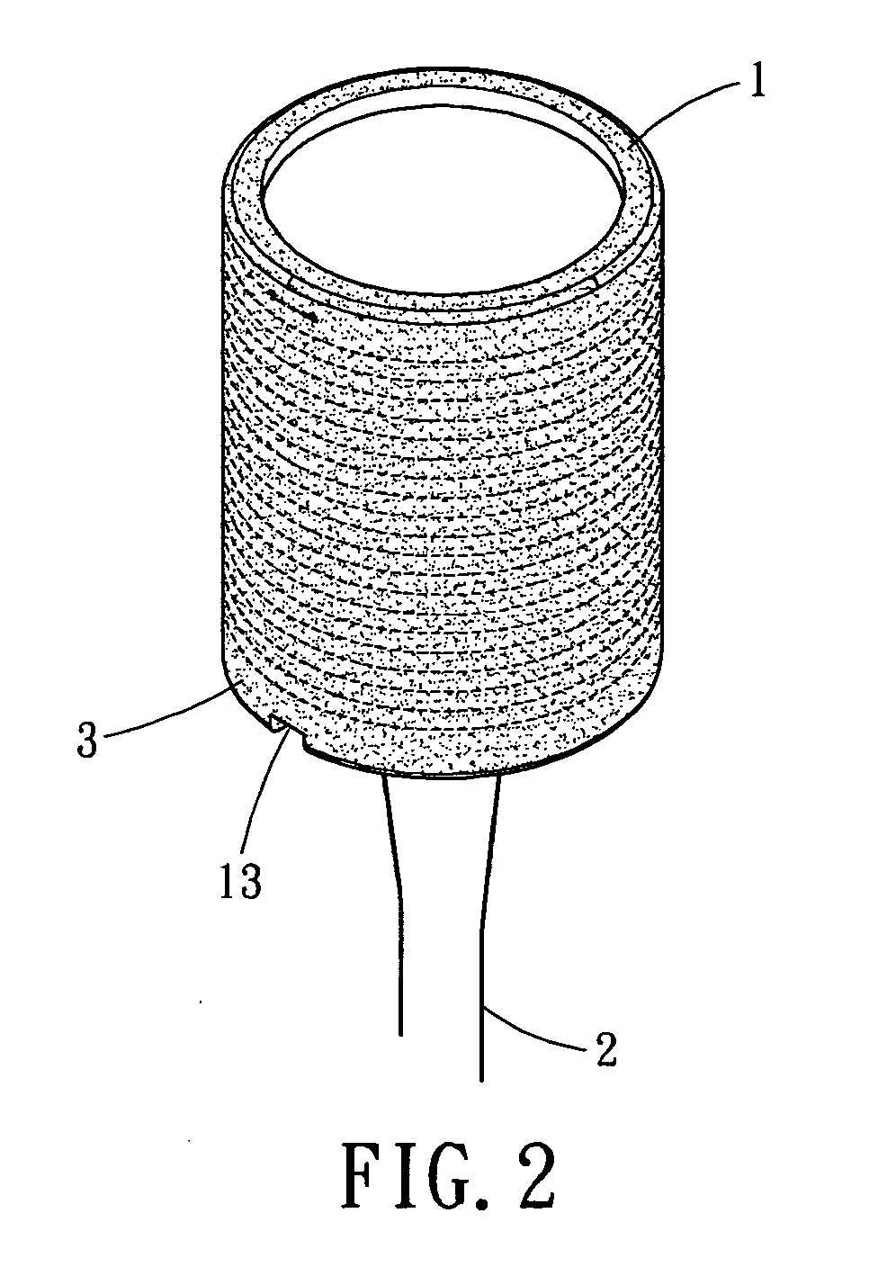 Structure of far infrared radiator and projection head of the same